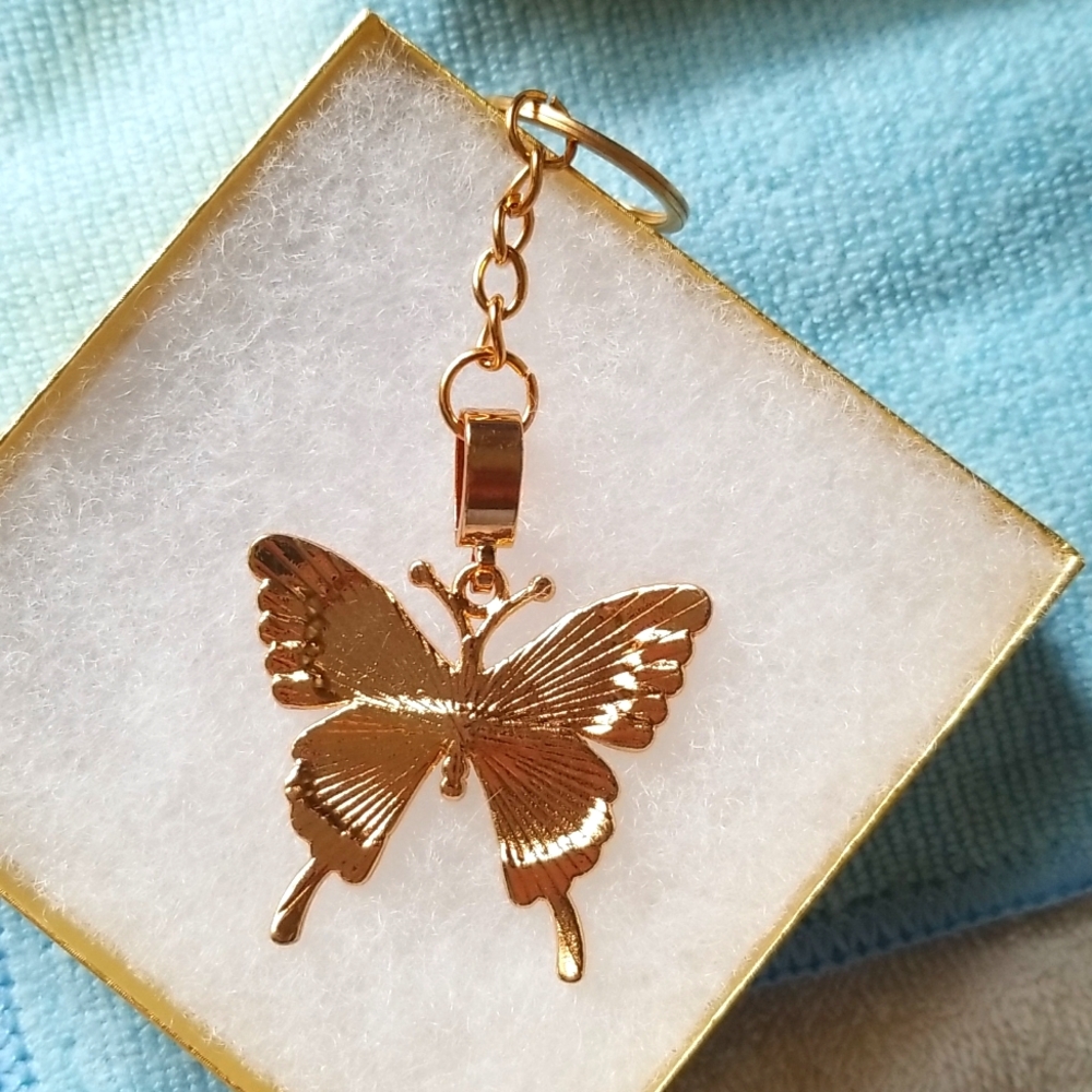 Butterfly Keychain. - Picture 2 of 3